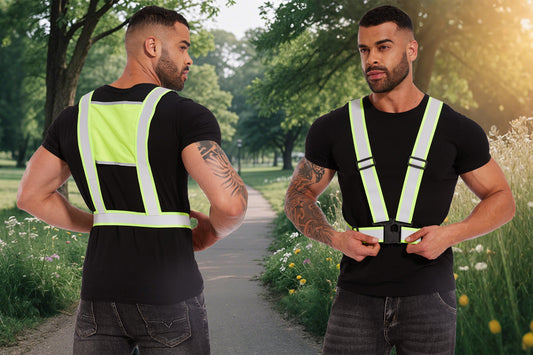Reflective Safety Vests for Cyclists and Runners: This is something you really need for when you're out at night.