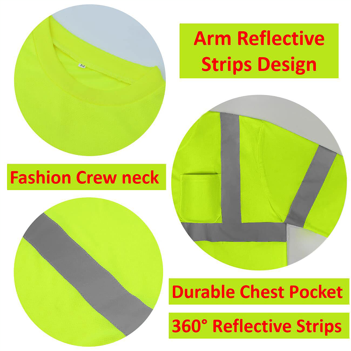 360°Reflective custom shirt detail