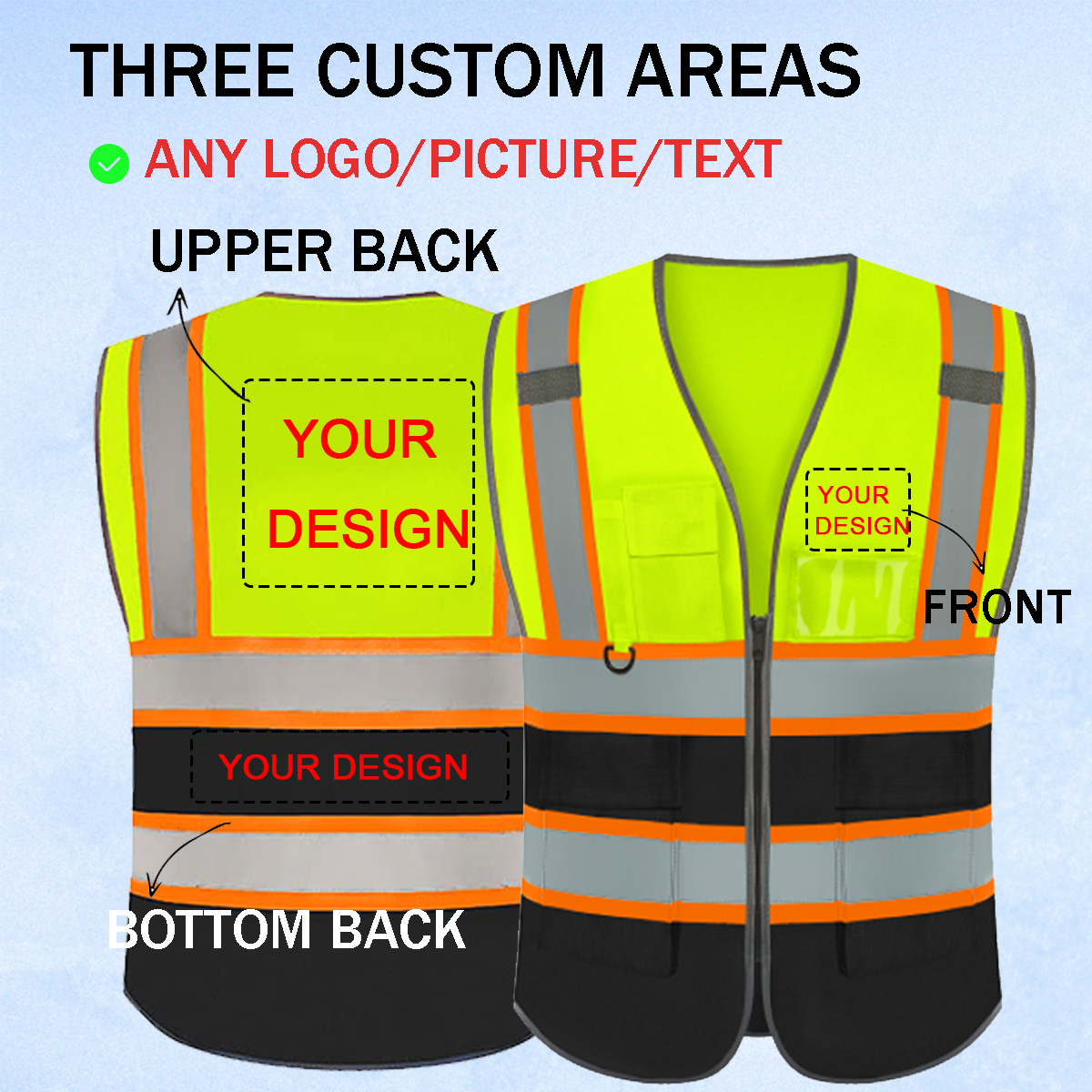 Custom personalized High Visibility vest