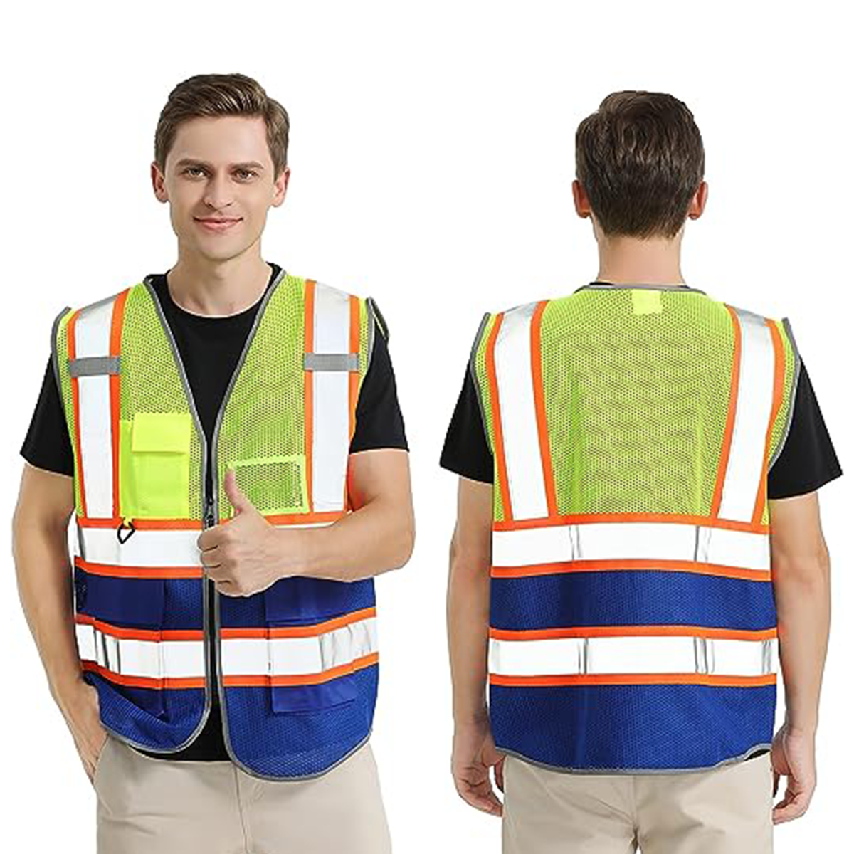 High visibility custom vest