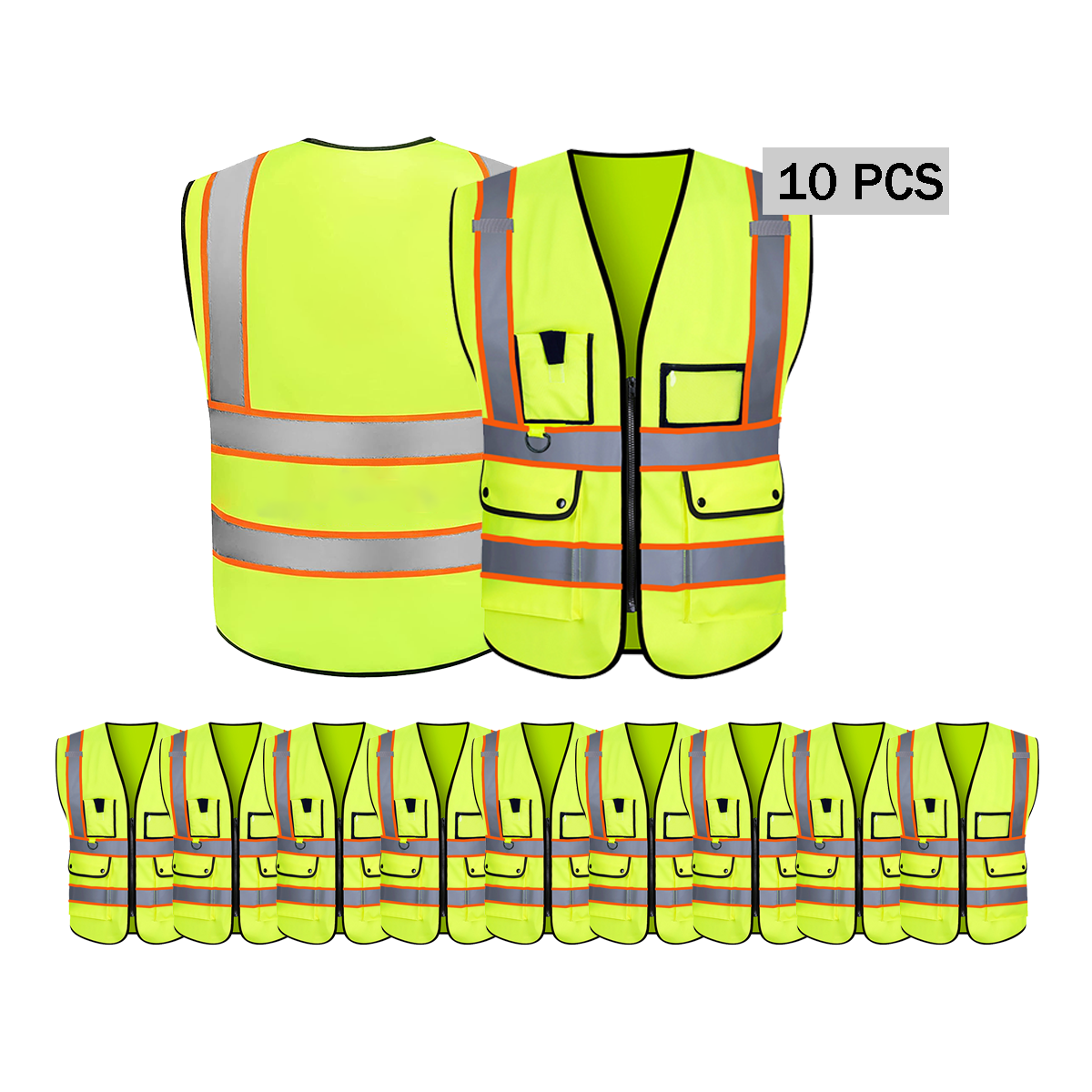 10 pcs safety vest custom