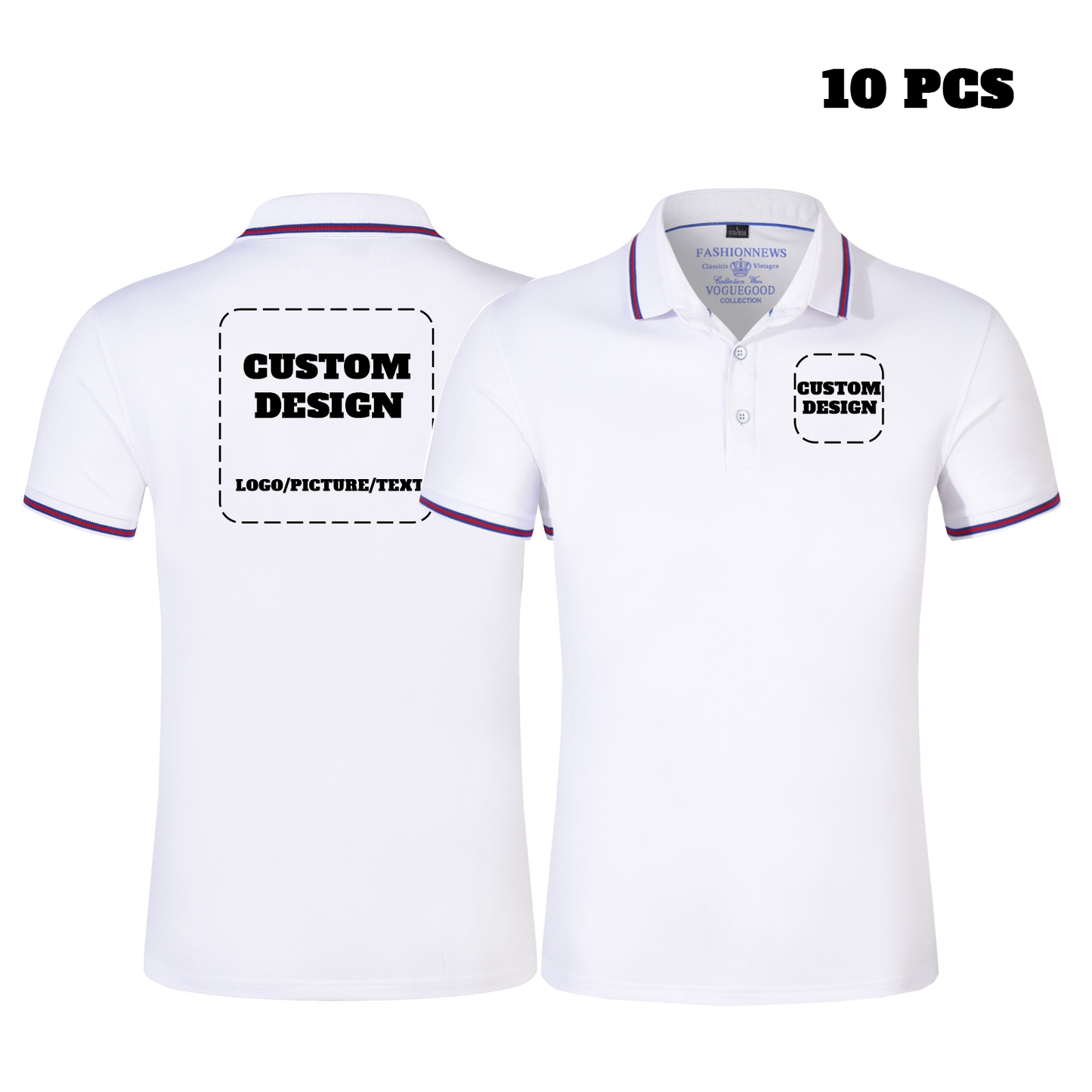 shirt with printed polo