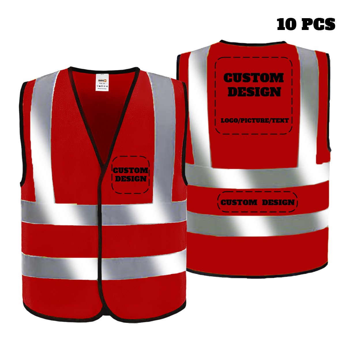 custom construction vest