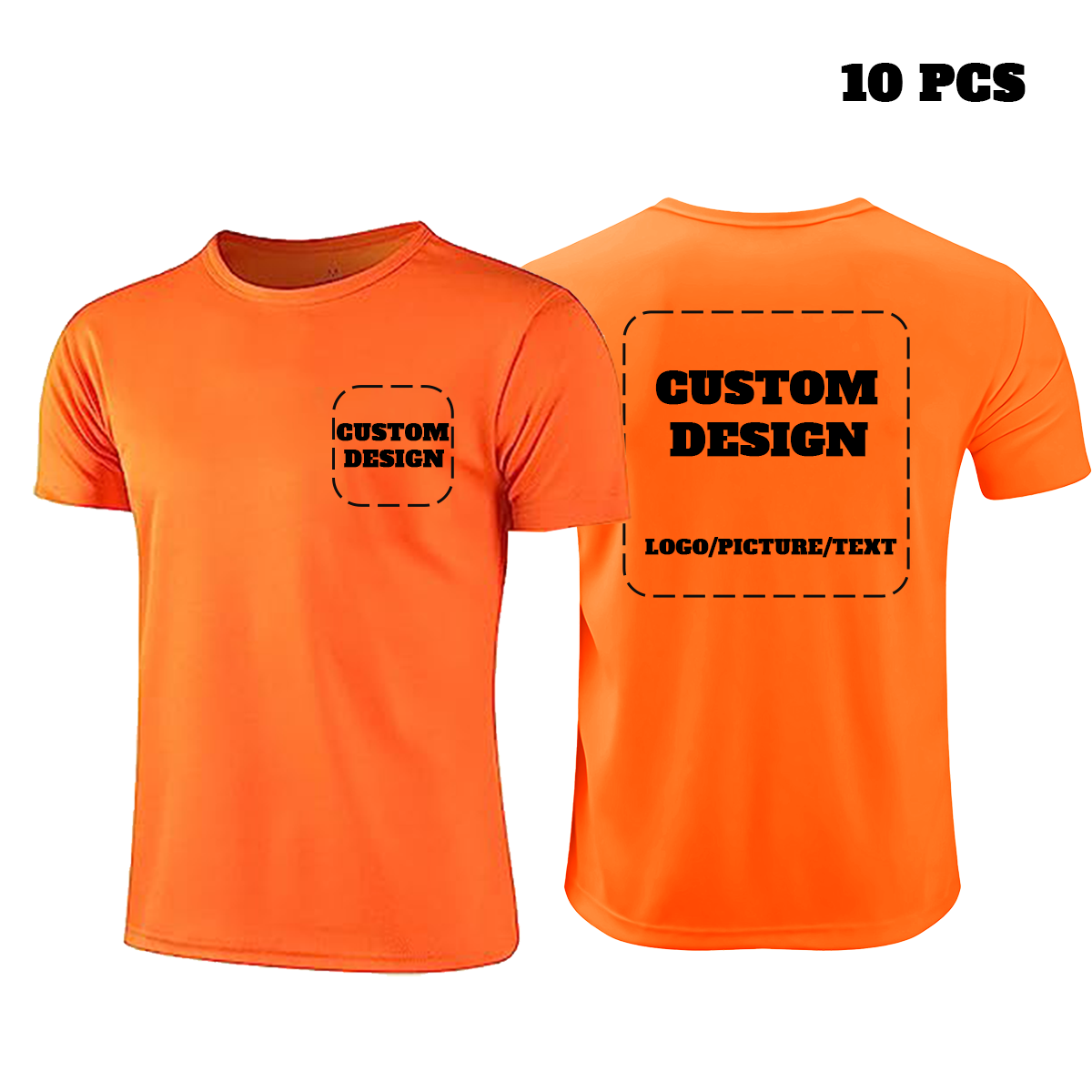 hiviz t shirt custom