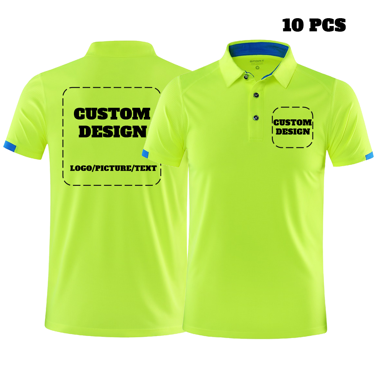 custom safety shirt bluk
