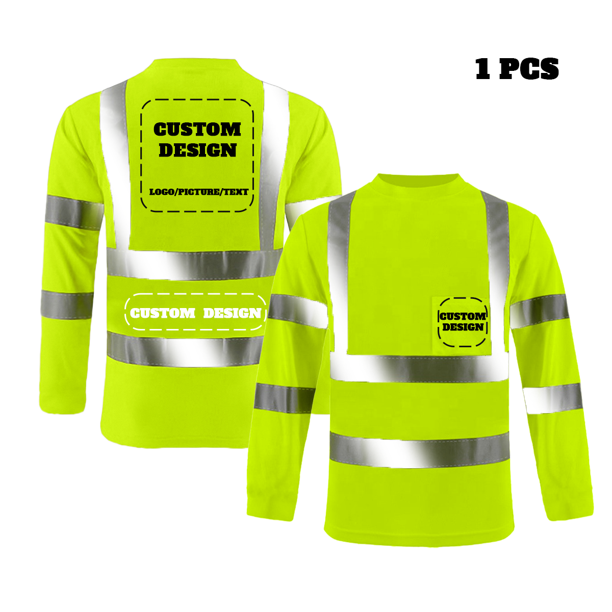 free printed safety T shirt
