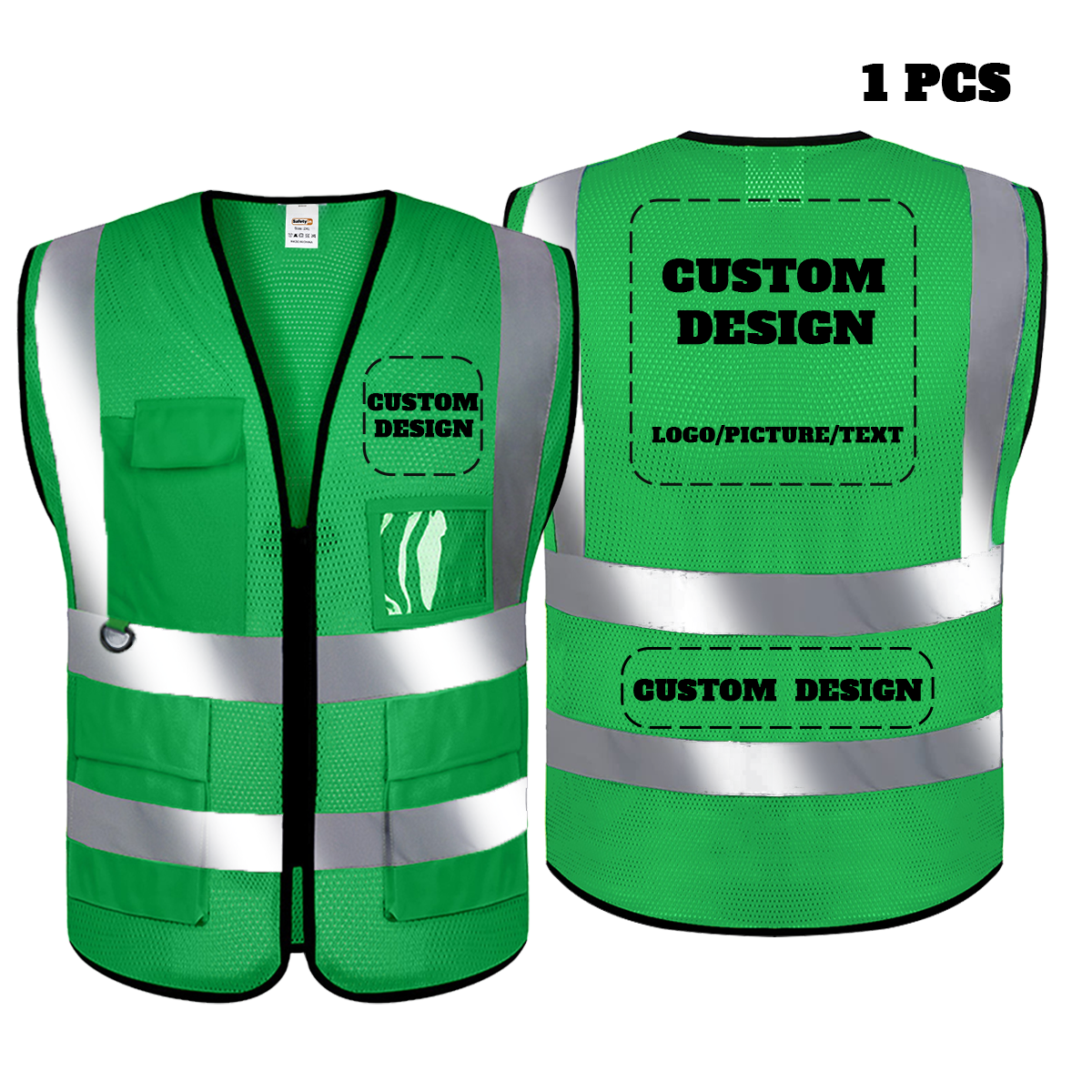 safety vest with company logo