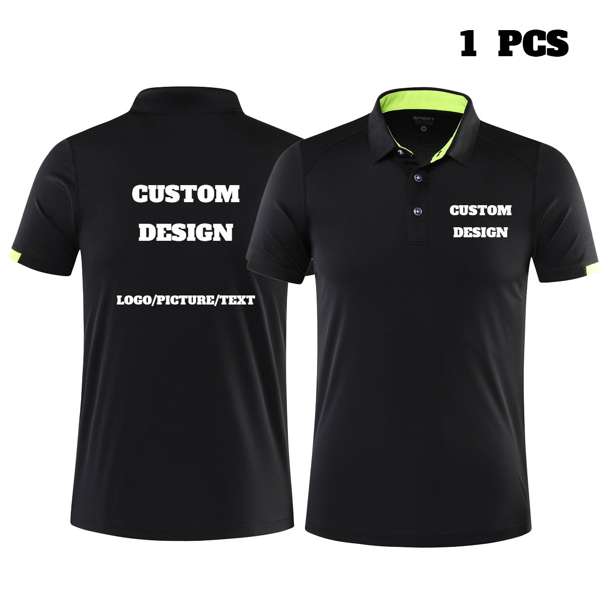 black polo t shirt for man