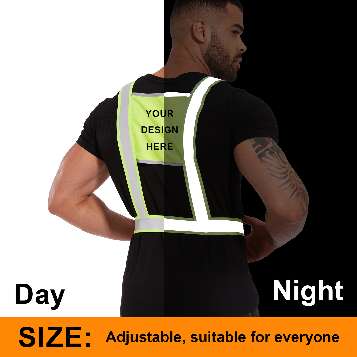 ADJUSTABLE SAFETY STRAPS REFLECTIVE