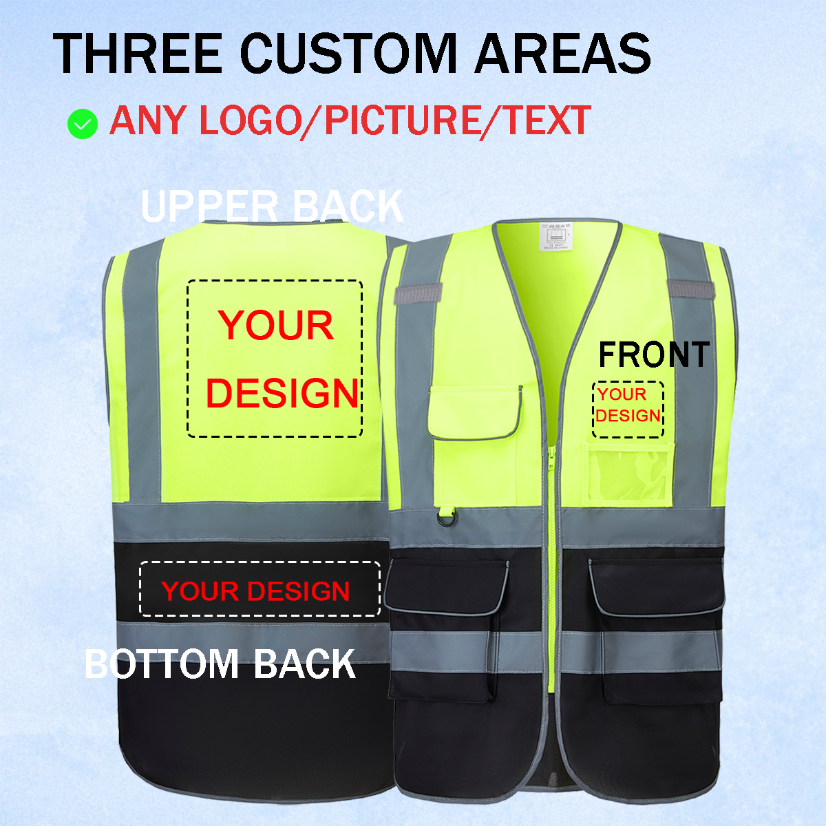 custom safety vest
