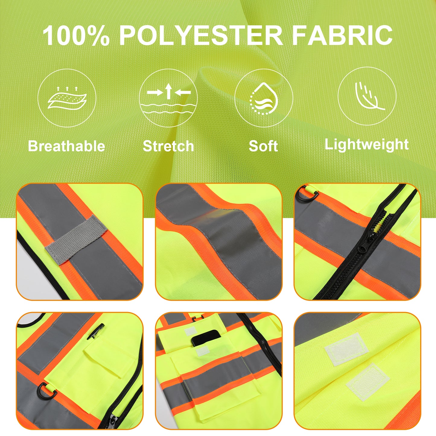 yellow safety vest