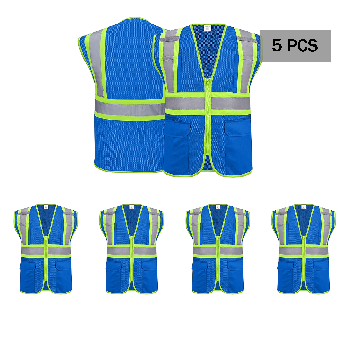 5blue safety vest custom