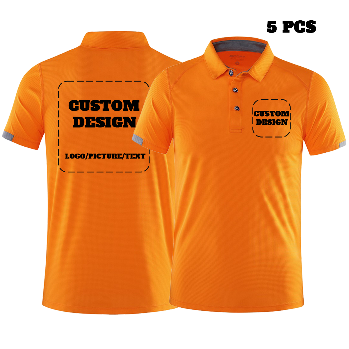 custom polo shirt with company logo