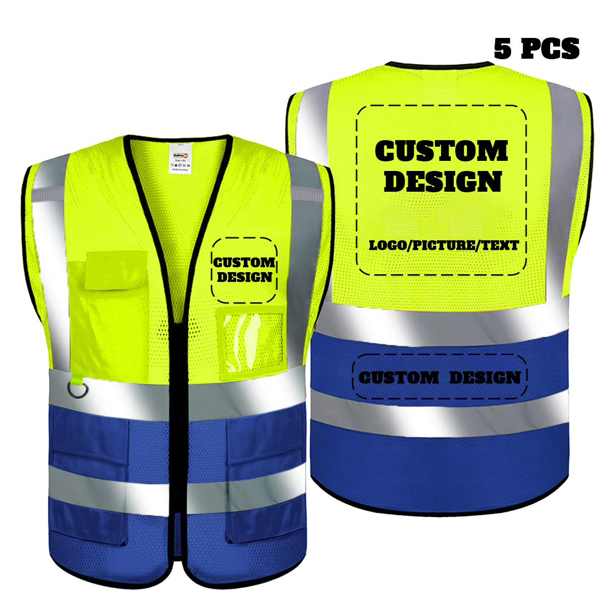 free printed safety vest