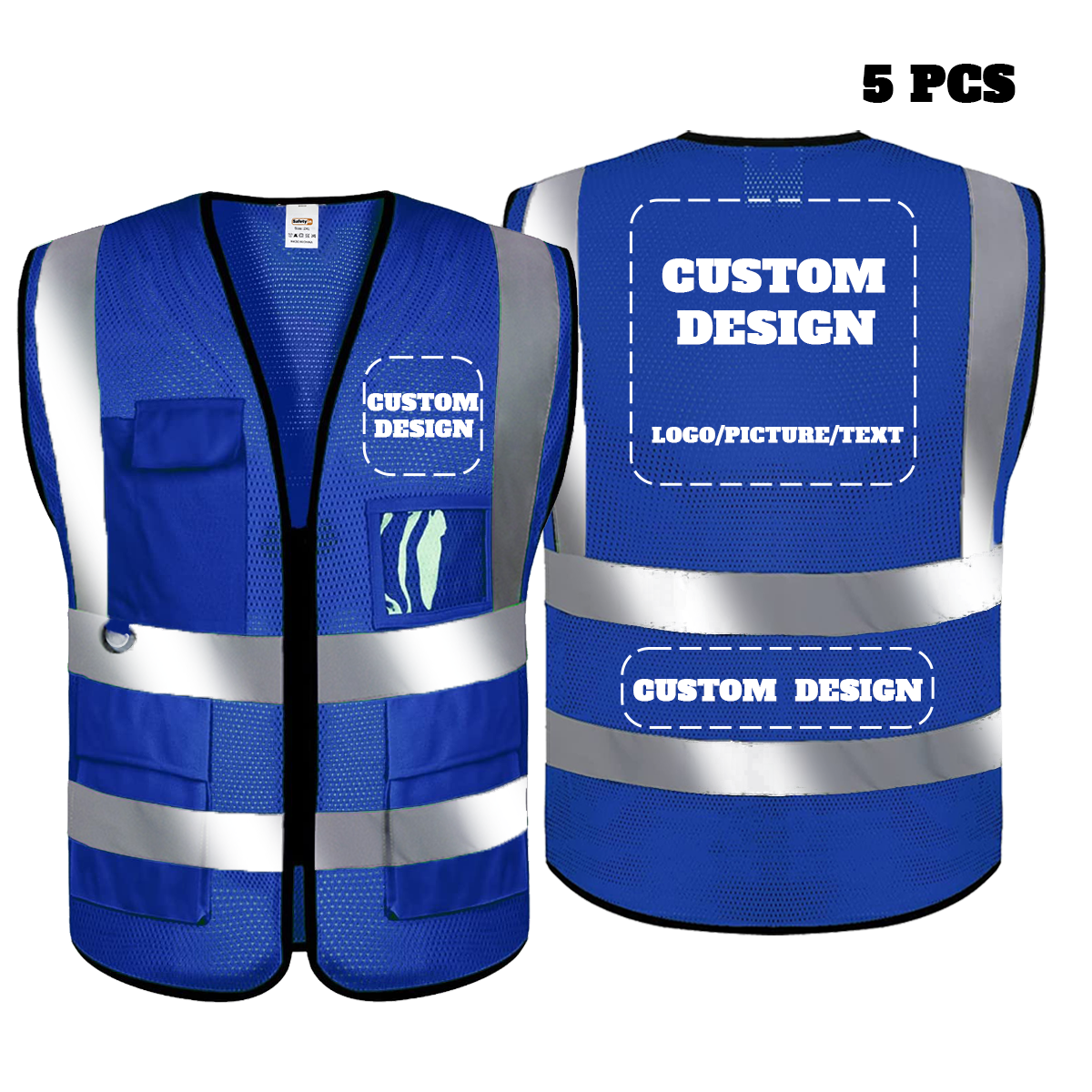 custom design safety vest