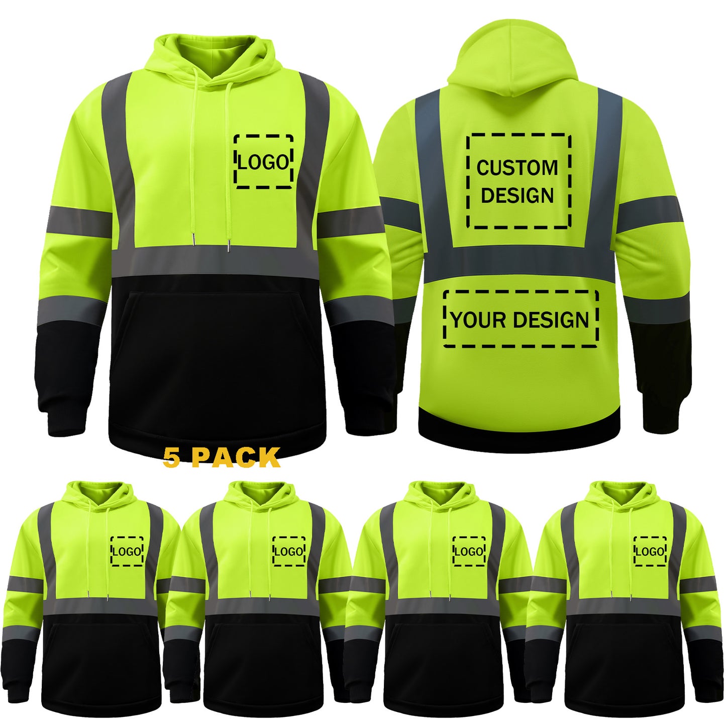 industrial safety jackets with pockets