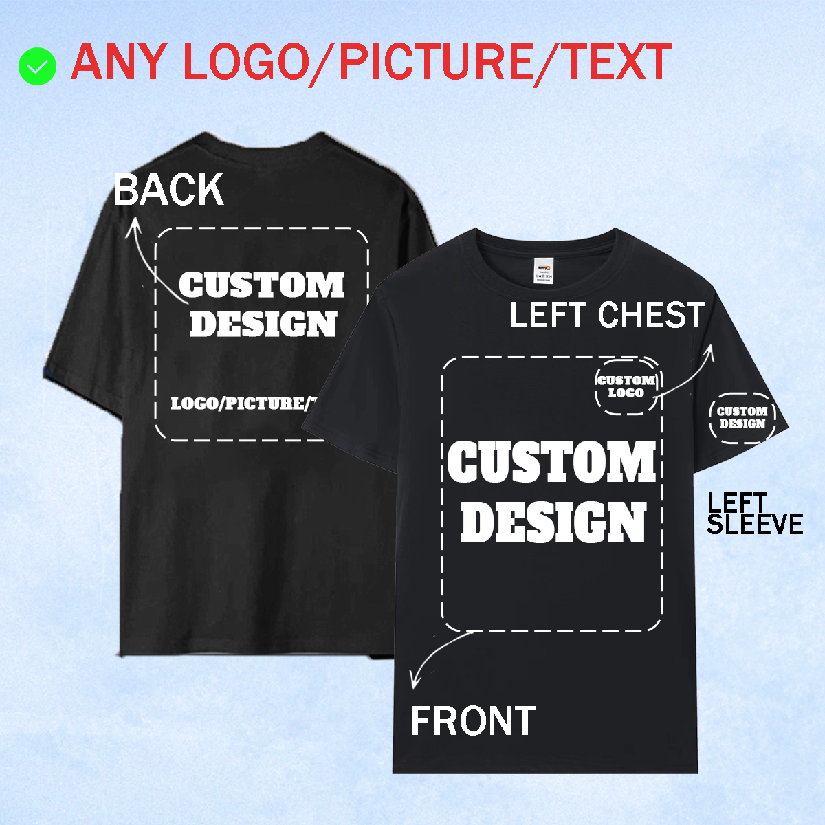 custom printed t shirt