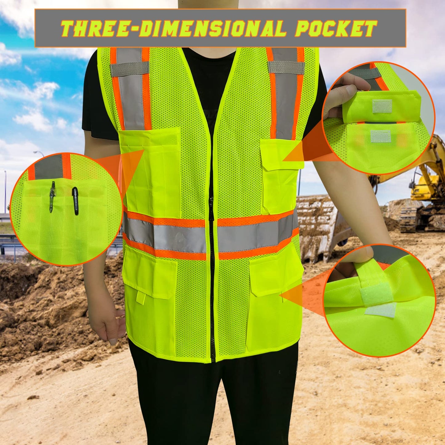 THREE-DIMENSIONAL POCKET VEST Custom