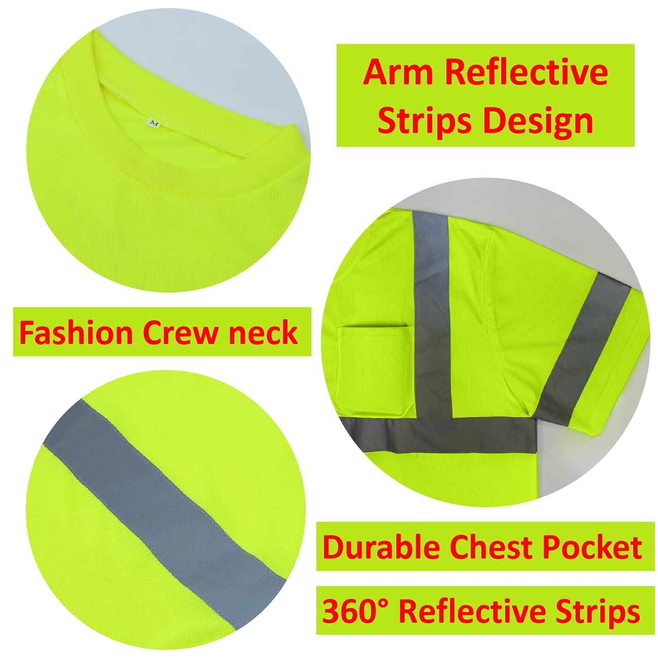custom high visibility 360°Reflective shirt