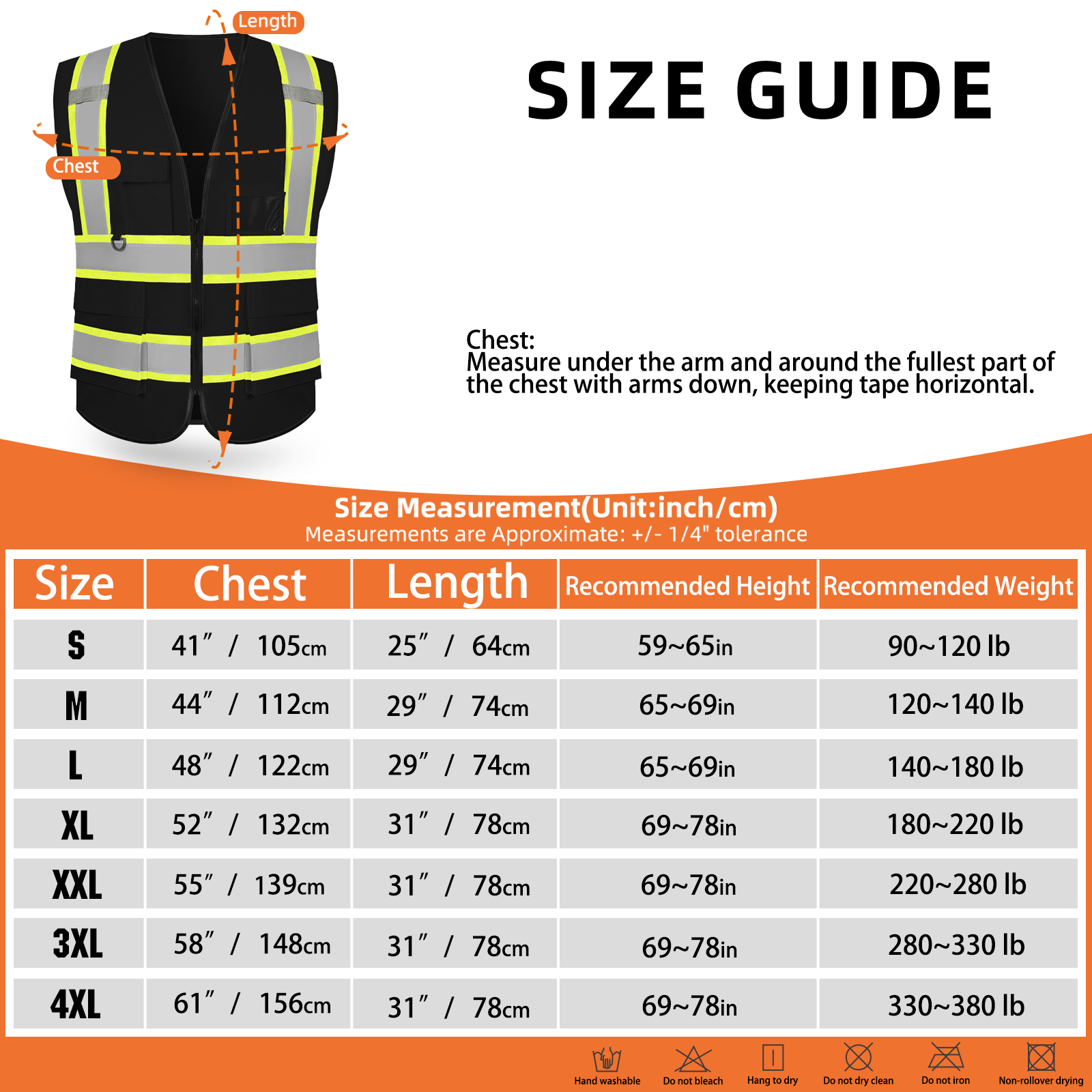 black work vest for team company