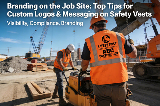 custom hi vis safety vest with logo custom vest