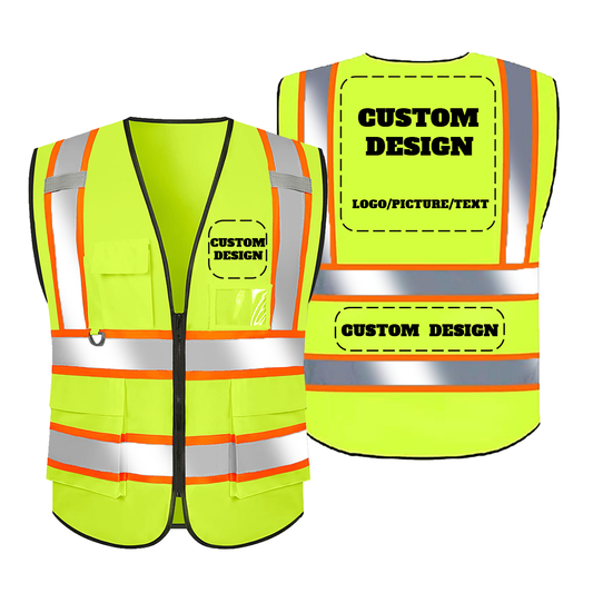 free custom safety vest with company logo