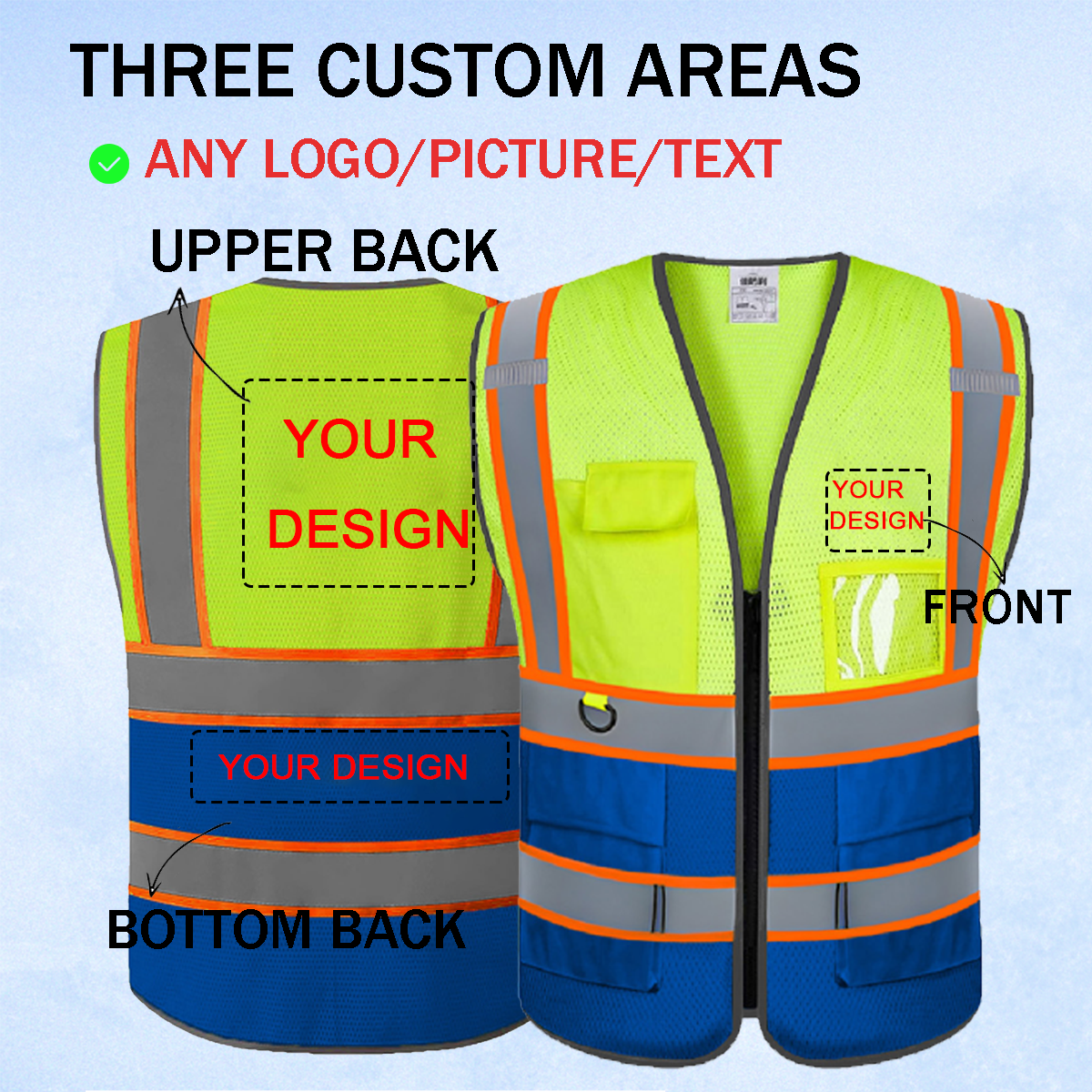 Front vest customize