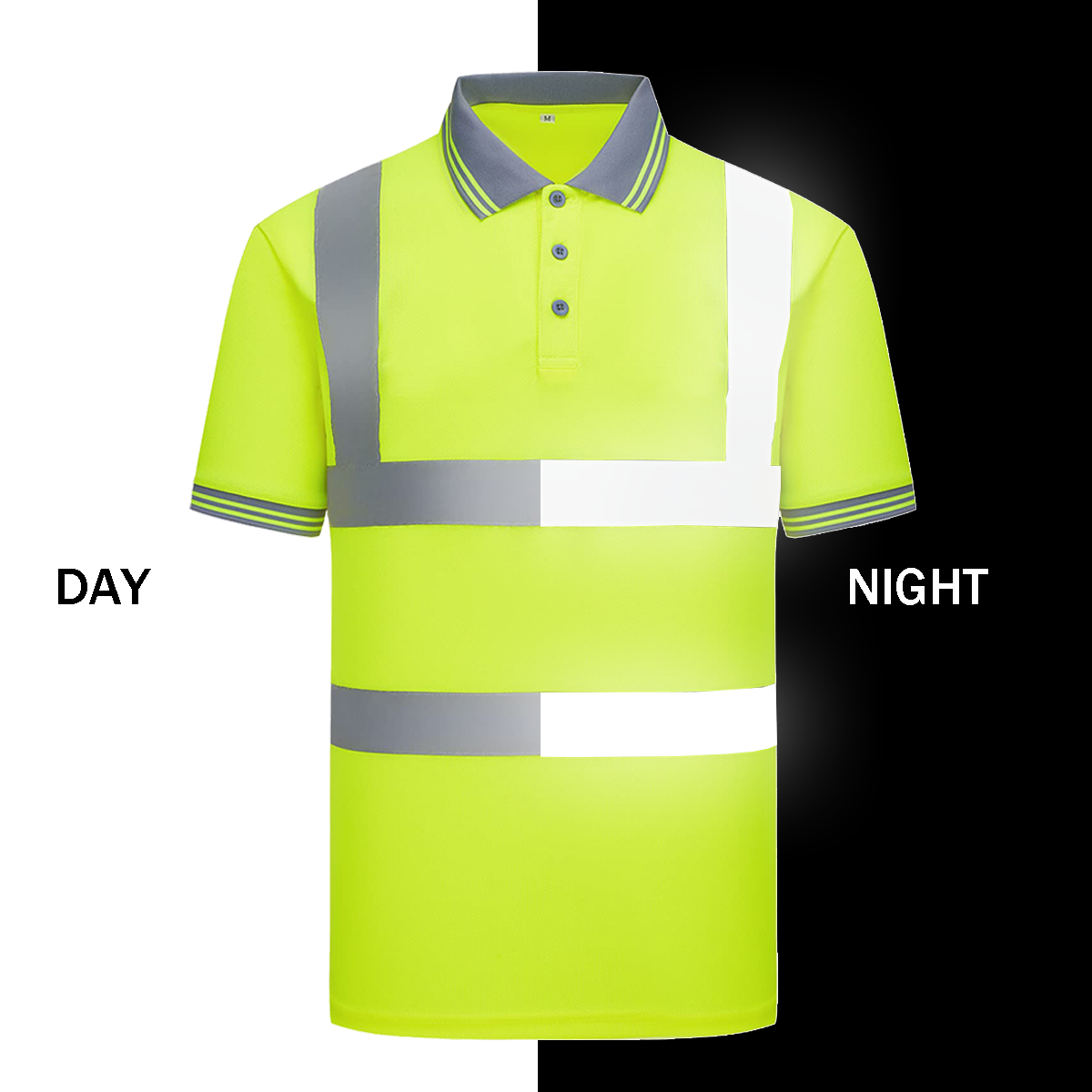 custom high visibility polo t shirt