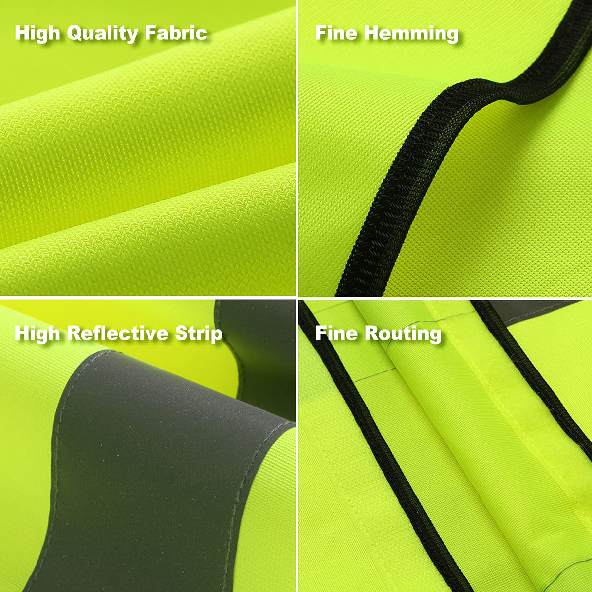 High quality fabric and high reflective strip safety vest