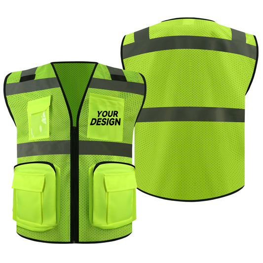 mesh safety vest reflective with logo
