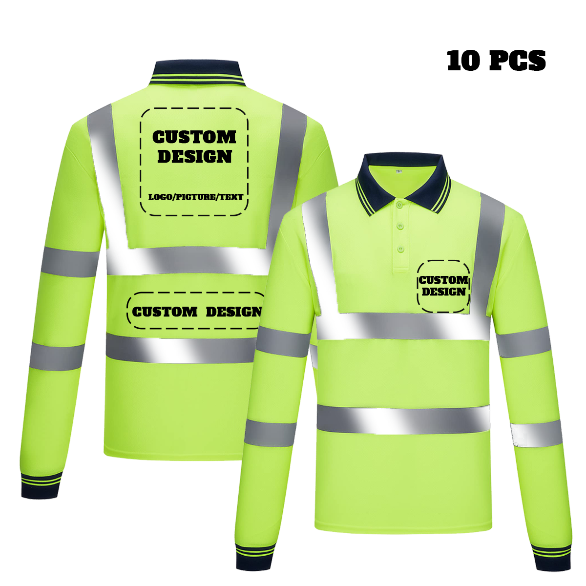 safety shirt polo customized