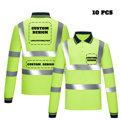 safety shirt polo customized