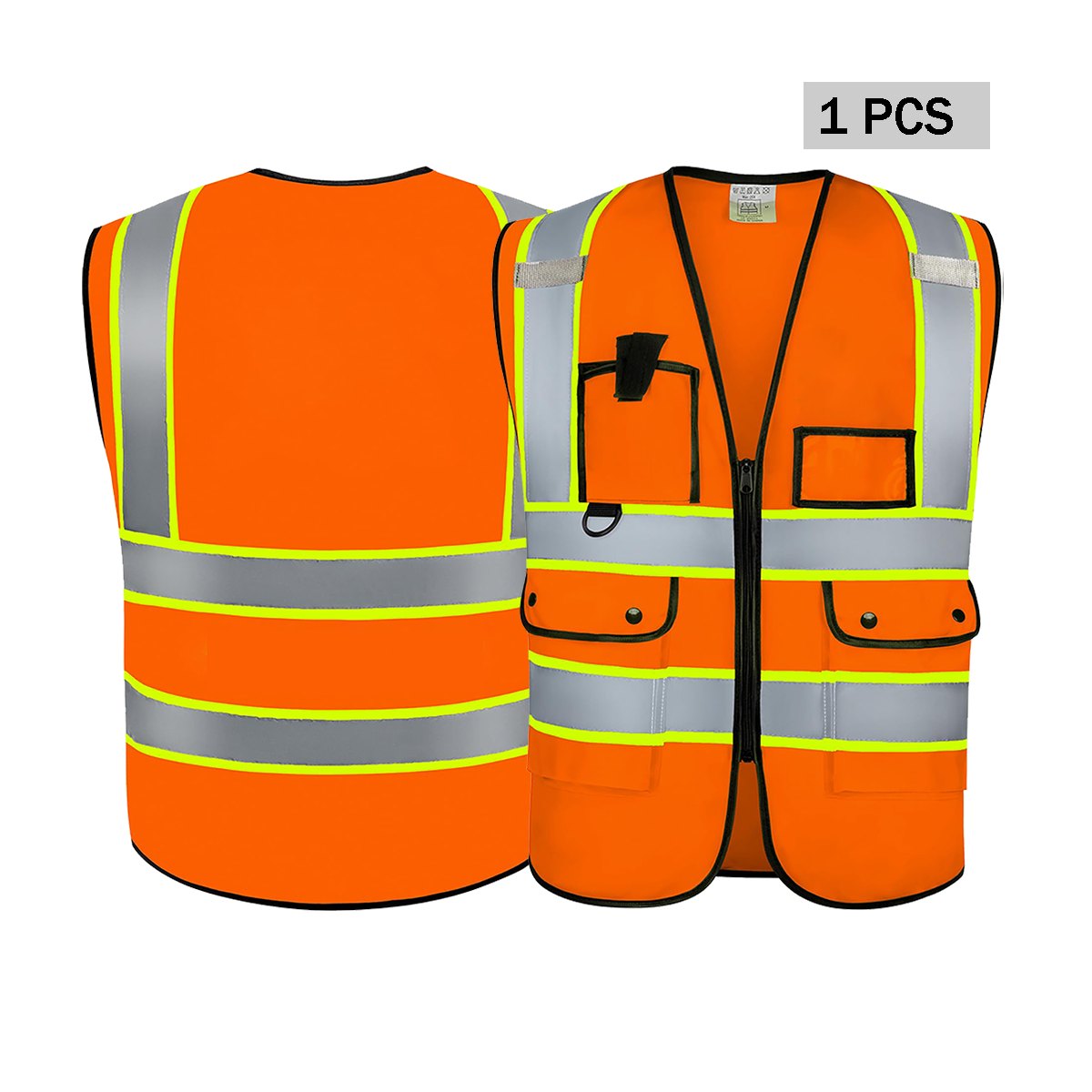 orange custom safety vest