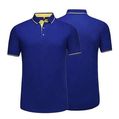 Custom Polo Shirt Short Sleeved 100% Cotton Breathable Fabric Shirt Suitable for Business, Sports, and Daily Wear