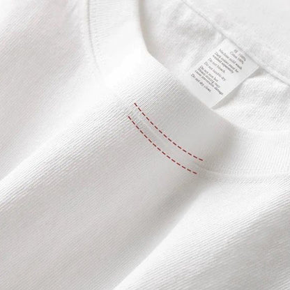 Creative Apple Graphic T-Shirt (Black & White) – Quirky Casual Short Sleeve Tee