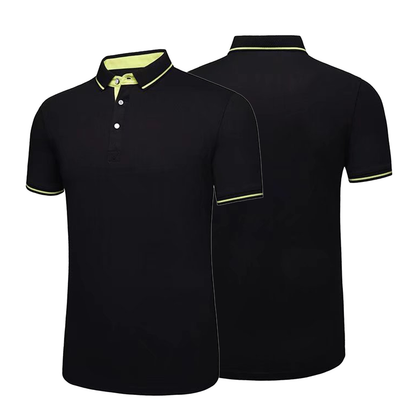 Custom Polo Shirt Short Sleeved 100% Cotton Breathable Fabric Shirt Suitable for Business, Sports, and Daily Wear