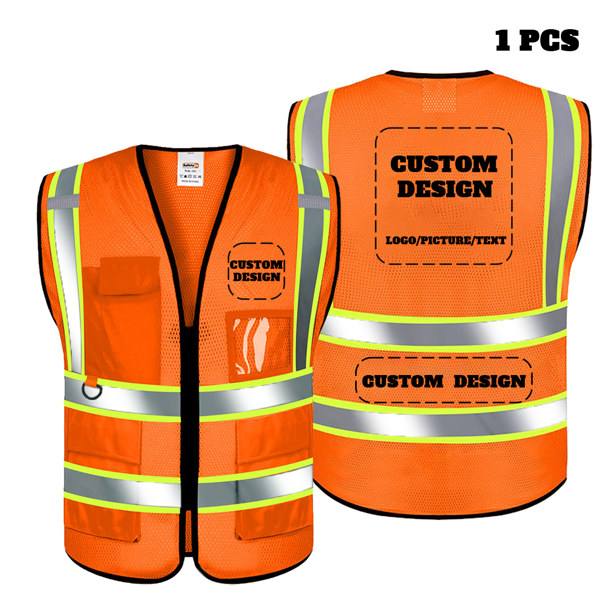 custom work vest