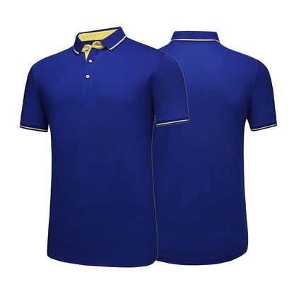 Custom Polo Shirt Short Sleeved 100% Cotton Breathable Fabric Shirt Suitable for Business, Sports, and Daily Wear
