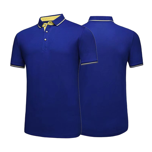 Custom Polo Shirt Short Sleeved 100% Cotton Breathable Fabric Shirt Suitable for Business, Sports, and Daily Wear