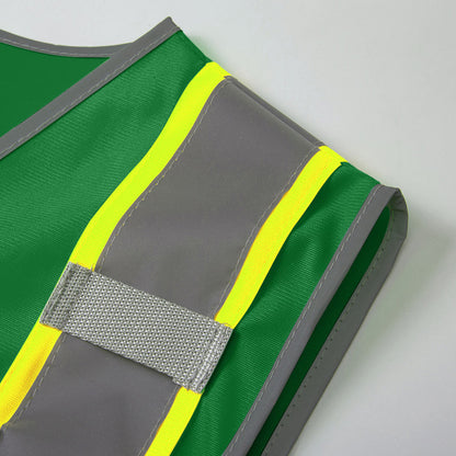 9 Pockets Custom Safety Vest Logo Hi Vis Reflective High Visibility Work Vest Class 2 Type R