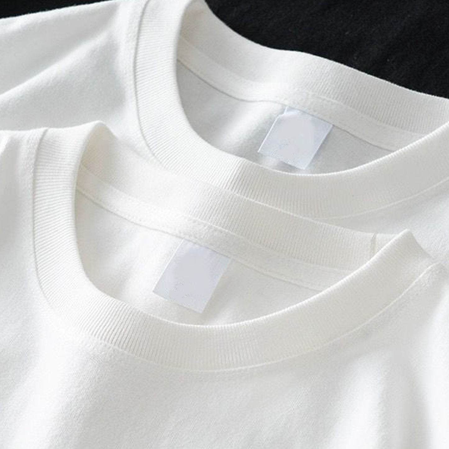 Creative Apple Graphic T-Shirt (Black & White) – Quirky Casual Short Sleeve Tee