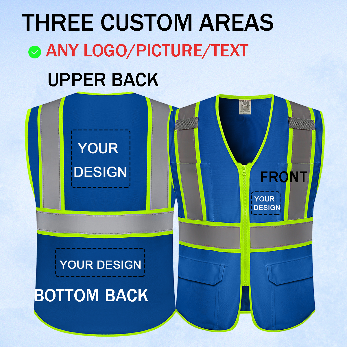 custom safety vest