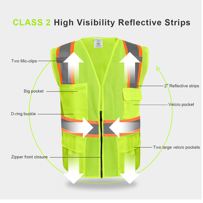 reflective vest for event staff