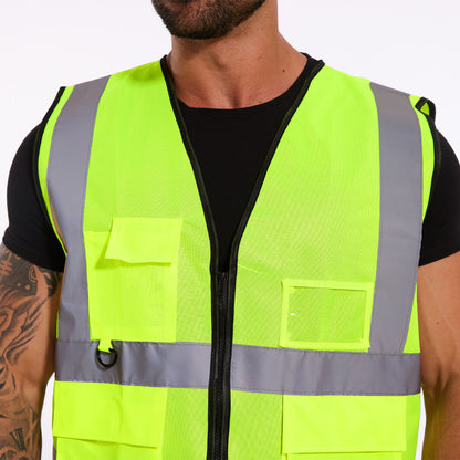 reflective vest for construction workers in summer