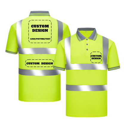 reflective safety shirt with logo