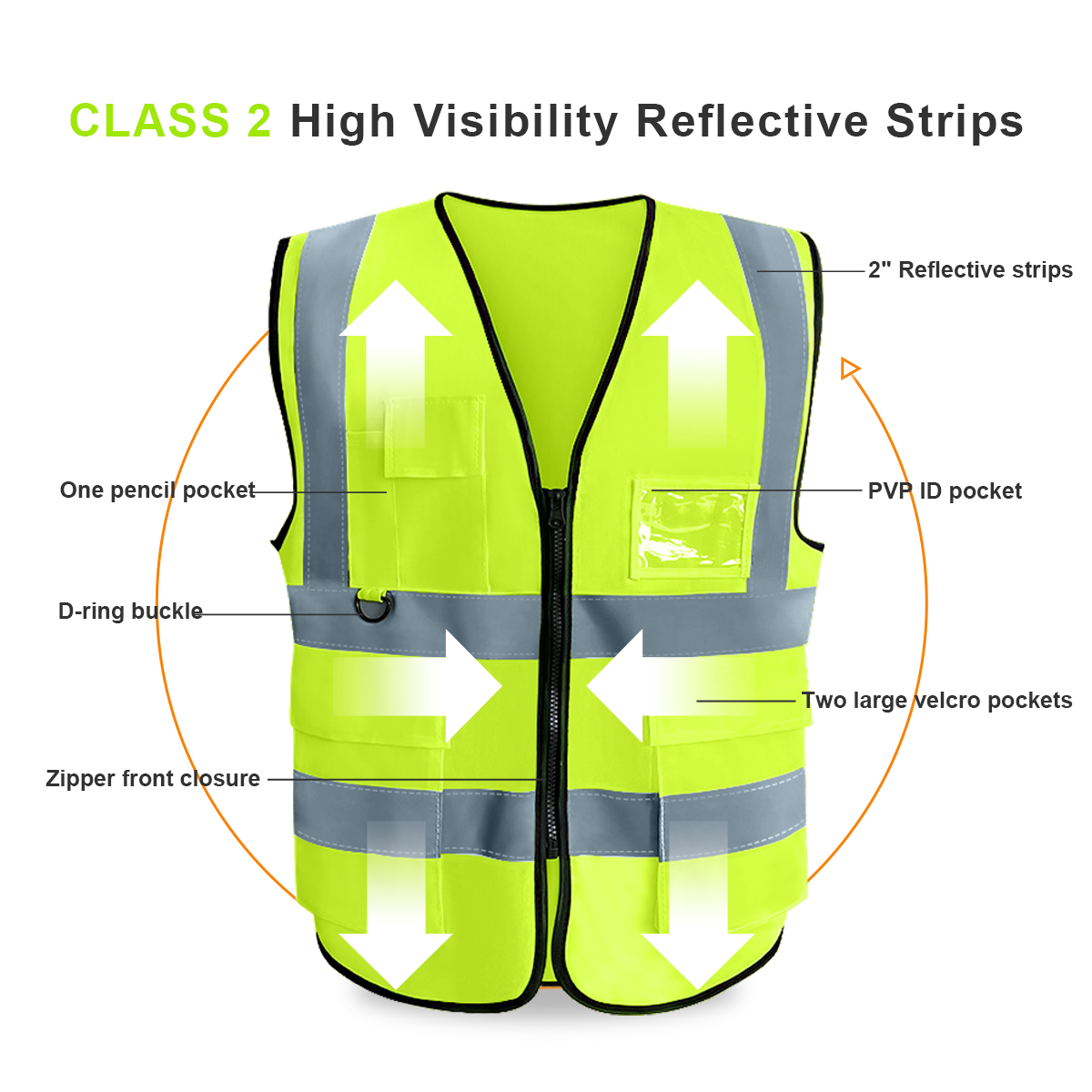high visibility vest for sale