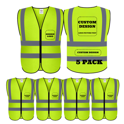 5pack safety vest custom
