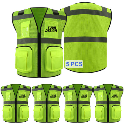 reflective vest with pockets