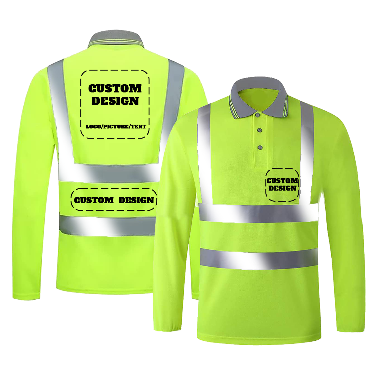 custom safety t shirt class 3 