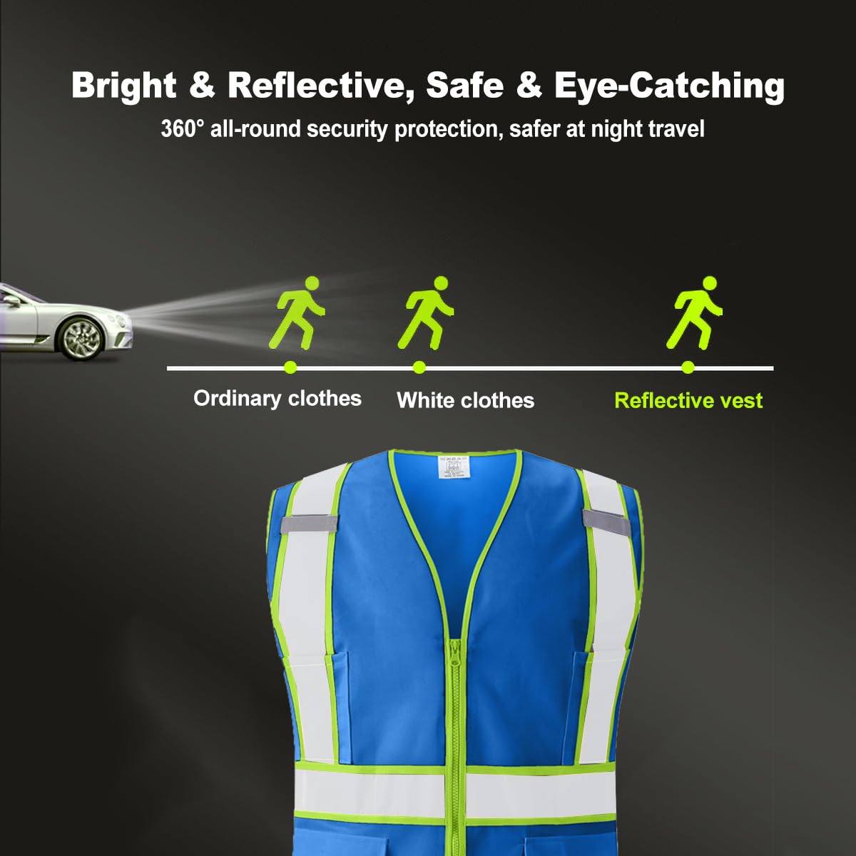 Bright & Reflective, Safe & Eye-Catching